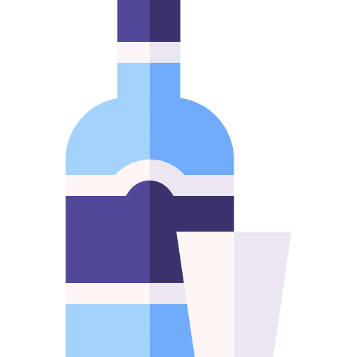 Vodka alcohol food and restaurant vodka icon