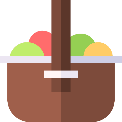 Basket full commerce and shopping market icon Basket full commerce and shopping market icon