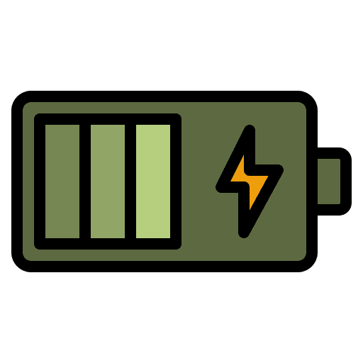 Battery battery level charging full battery icon