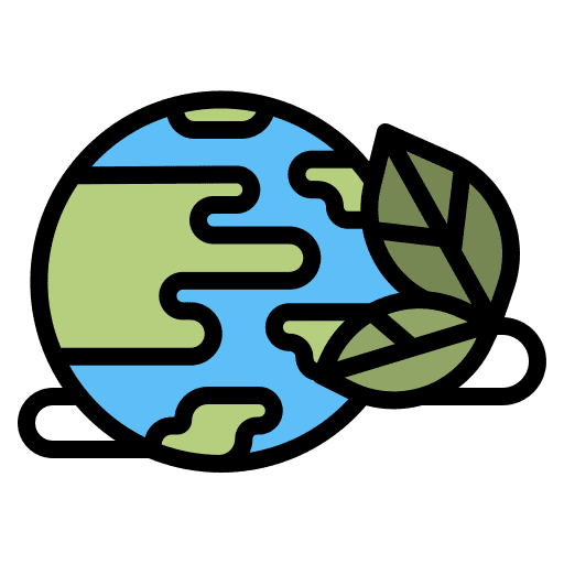 Ecology earth leaf world icon Ecology earth leaf world icon