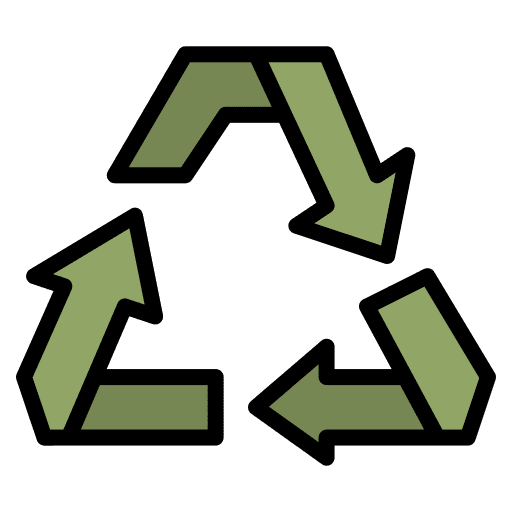 Recycle arrows sign triangular icon Recycle arrows sign triangular icon