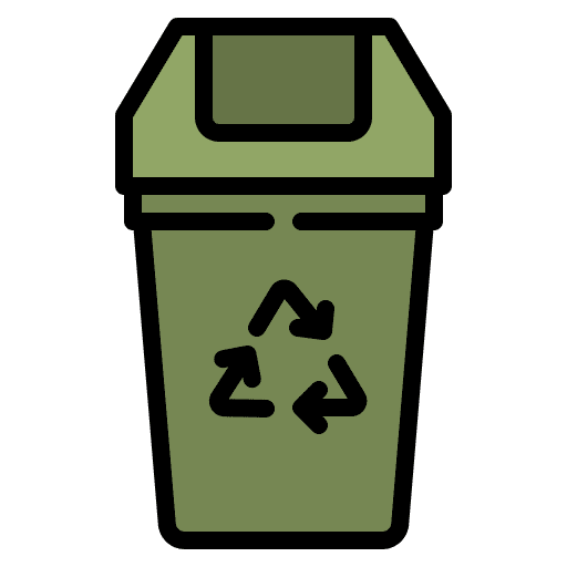 Recycle bin separate collection ecology and environment can icon Recycle bin separate collection ecology and environment can icon
