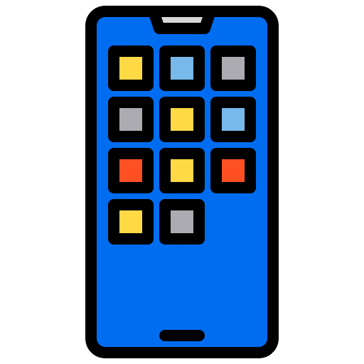 Application electronic pen smartphone icon Application electronic pen smartphone icon