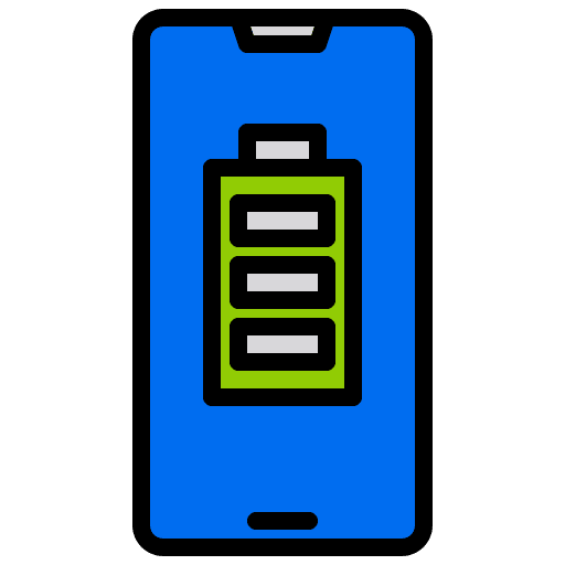 Battery cellphone tools and utensils battery icon