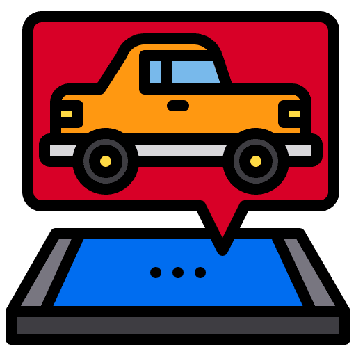 Car electronics travel car icon