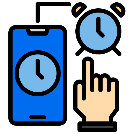 Alarm alarms time and date alert icon Alarm alarms time and date alert icon