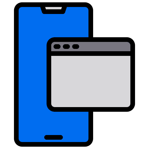 Browser browser internet electronics icon Browser browser internet electronics icon