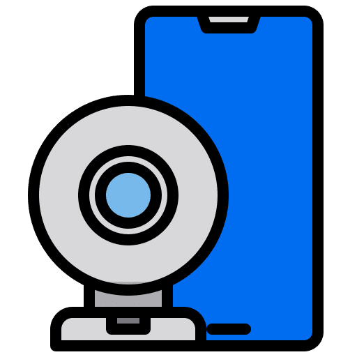 Cctv smartphone surveillance electronics icon Cctv smartphone surveillance electronics icon