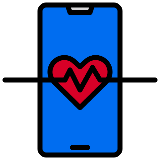 Heart rate heart rate heartbeat electronics icon Heart rate heart rate heartbeat electronics icon
