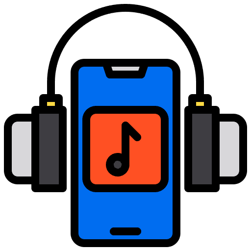 Music entertainment smartphone music icon Music entertainment smartphone music icon