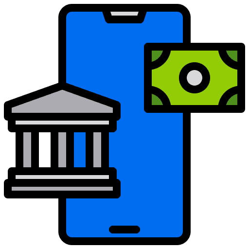 Bank online banking ecommerce bank icon Bank online banking ecommerce bank icon