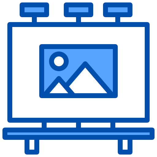 Billboard graphic design advertising brands icon