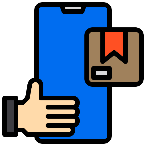 Box delivery tracking logistics icon Box delivery tracking logistics icon