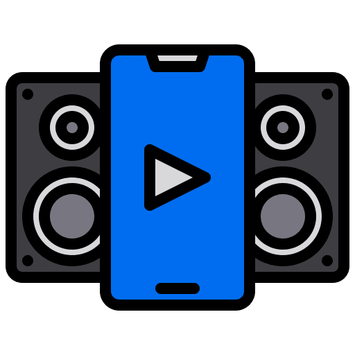 Speaker sound mobile phone technology icon Speaker sound mobile phone technology icon