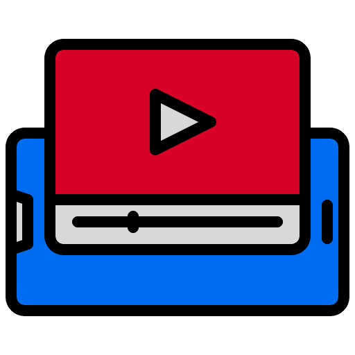 Video mobile video player video icon Video mobile video player video icon