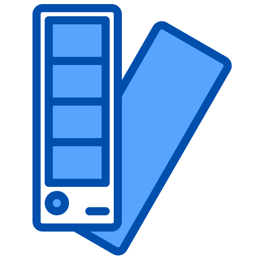 Color choose printing variety icon Color choose printing variety icon