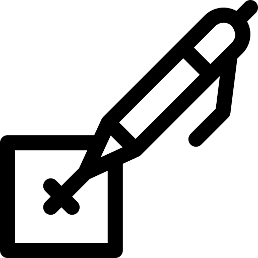 Cross document disagree voting icon Cross document disagree voting icon