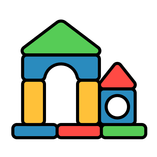 Blocks building toys blocks icon