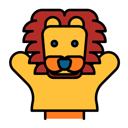 Puppet puppet show hand puppet finger icon