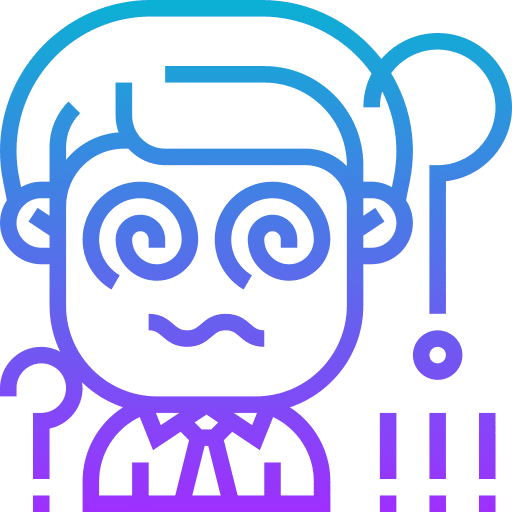 Confused user confused question icon