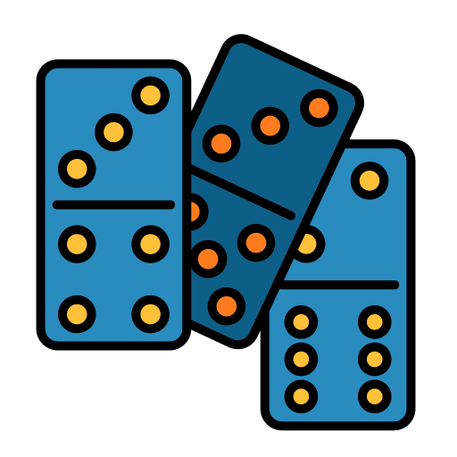 Domino domino pieces play icon Domino domino pieces play icon