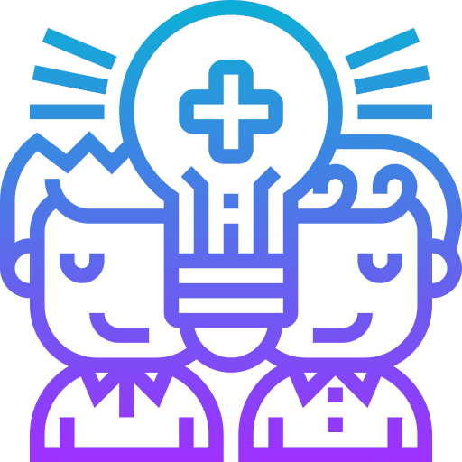 Positive thinking common light bulb positive thinking icon