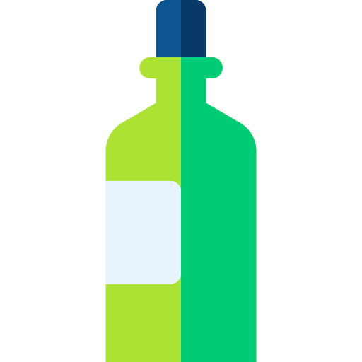 Wine bottle beverage restaurant drink icon