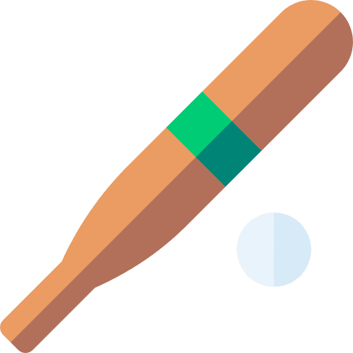 Baseball bat exercise baseball icon Baseball bat exercise baseball icon