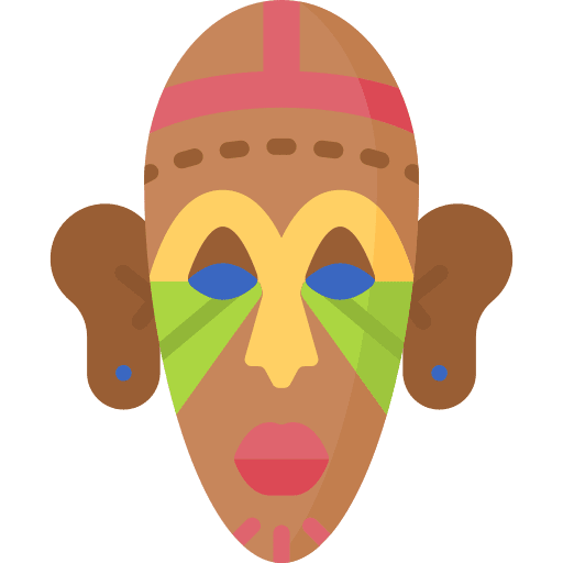 African mask traditional culture cultures icon African mask traditional culture cultures icon