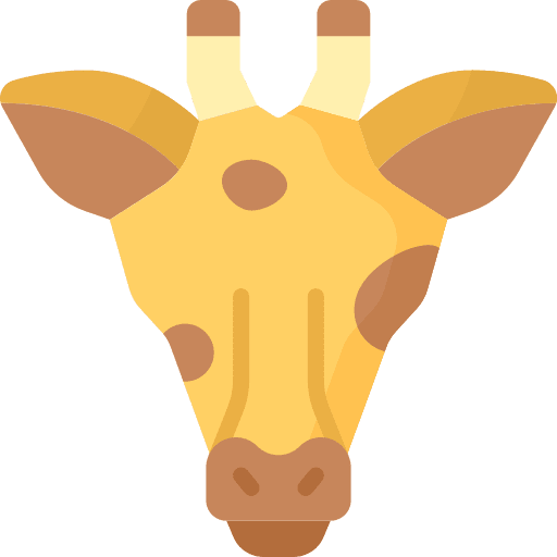 Giraffe zoo fauna animals icon Giraffe zoo fauna animals icon