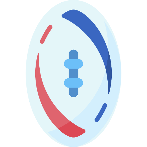Rugby sports and competition american football ball icon Rugby sports and competition american football ball icon