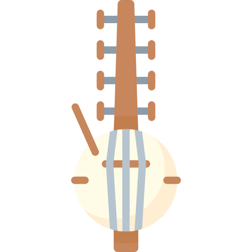 Kora cultures musical instrument african icon Kora cultures musical instrument african icon