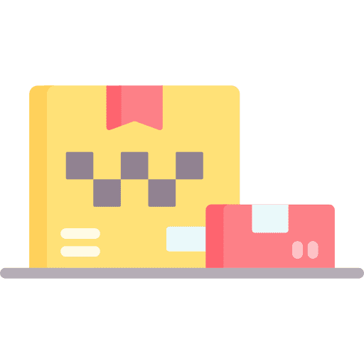 Delivery packaging taxi delivery icon Delivery packaging taxi delivery icon