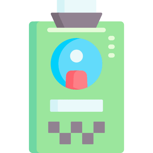 Id card id card transportation identification icon Id card id card transportation identification icon