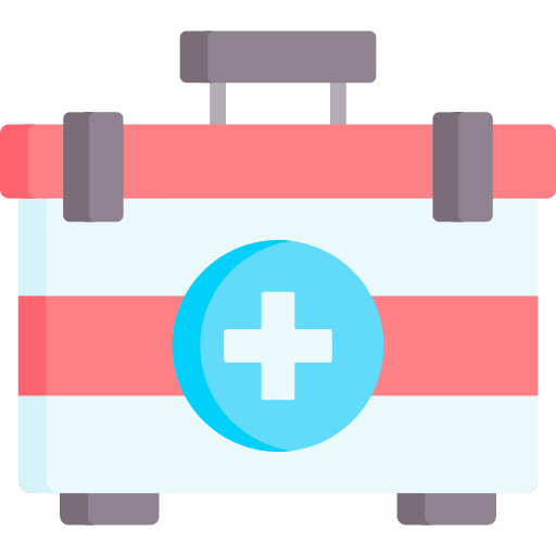 First aid kit hospital medical doctor icon First aid kit hospital medical doctor icon