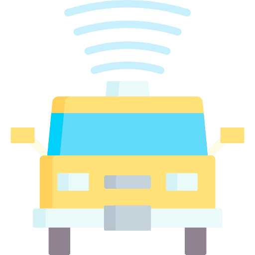 Wifi public transport wifi automobile icon Wifi public transport wifi automobile icon