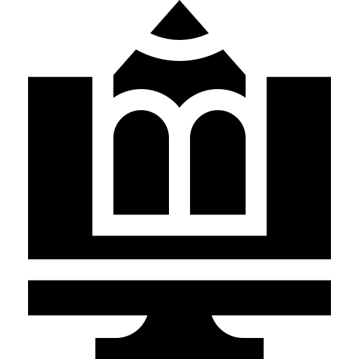 Computer screen pencil computer icon Computer screen pencil computer icon