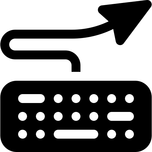 Publishing keyboard social media send icon Publishing keyboard social media send icon