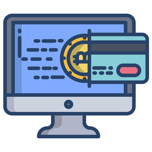 Online business and finance online money wallet icon