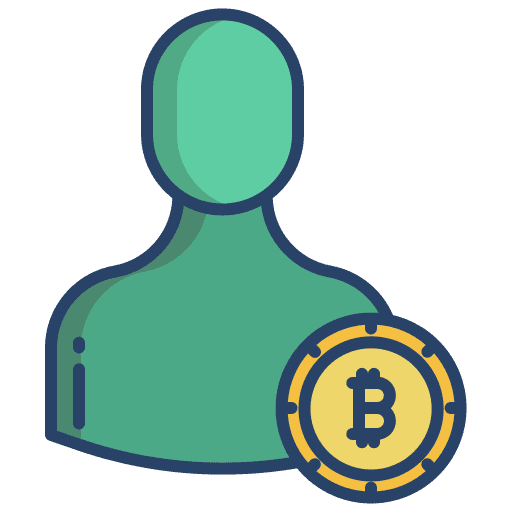 Profile bitcoin coin profile icon