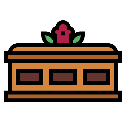 Coffin death tomb funeral icon Coffin death tomb funeral icon
