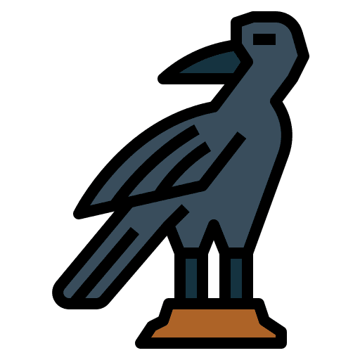 Crow wild raven animal icon Crow wild raven animal icon