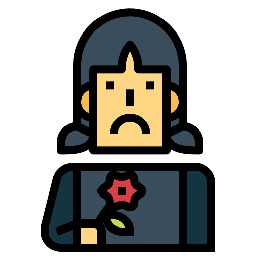 Grief grief woman feelings icon Grief grief woman feelings icon