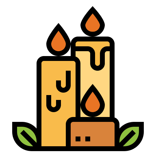 Candles burning flame candles icon Candles burning flame candles icon