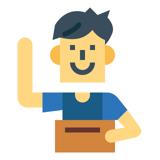 Volunteer volunteering user charity icon