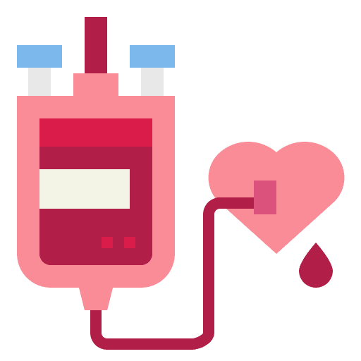 Blood donation healthcare and medical donate heart icon Blood donation healthcare and medical donate heart icon