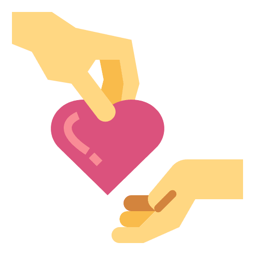 Donation charity hands donate icon Donation charity hands donate icon