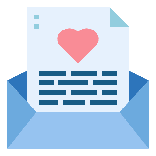 Letter letter mail heart icon Letter letter mail heart icon