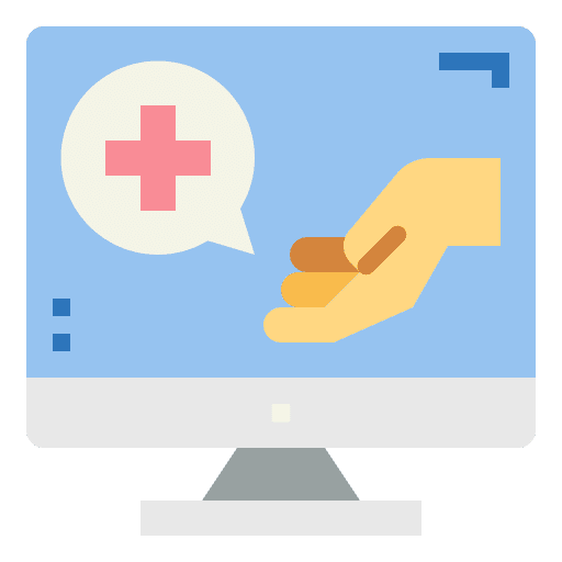 Medical assistance hand medical assistance online icon Medical assistance hand medical assistance online icon