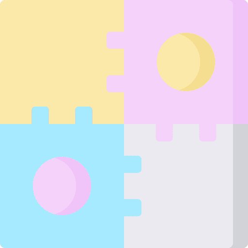 Puzzle baby toy play puzzle icon